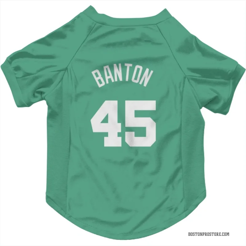 Dalano Banton Green Boston Celtics Cat & Dog Pet Jersey - Celtics Store