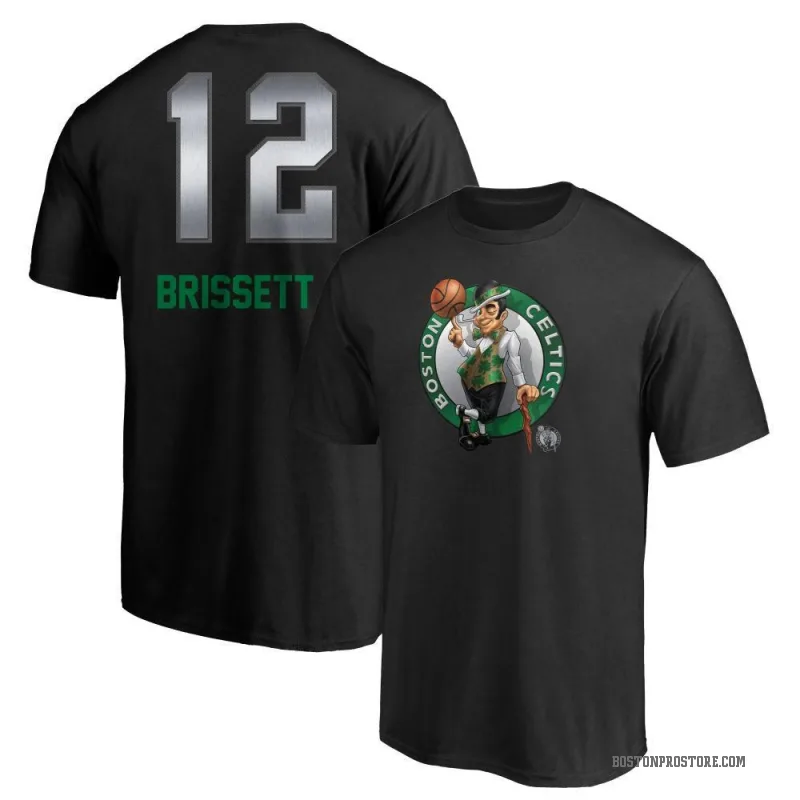 Oshae Brissett Men's Black Boston Celtics Midnight Mascot T-Shirt - Celtics  Store